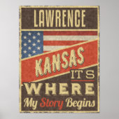 Lawrence Kansas Poster (Vorne)