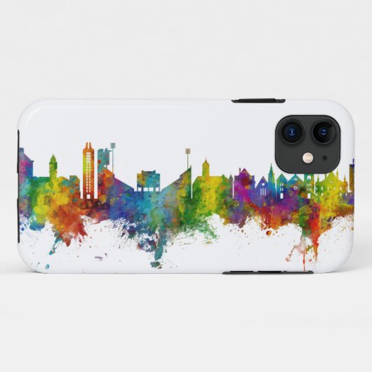 Lawrence Kansas Skyline Case-Mate iPhone Hülle (Rückseite (Horizontal))