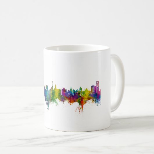 Lawrence Kansas Skyline Kaffeetasse (VorderseiteRechts)