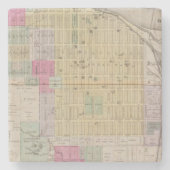 Lawrence, Kansas Steinuntersetzer (Vorderseite)