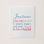 Lawrence Kansas Subway Art Puzzle (Vertikal)