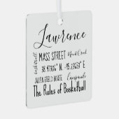 Lawrence Kansas U-Bahn Art Metal Ornament Aus Metall (Vorderseite Rechts)