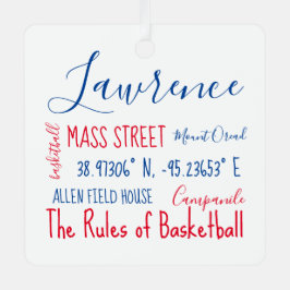 Lawrence Kansas U-Bahn Art Metal Ornament Aus Metall