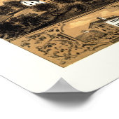 Lawrence, KS Panoramic Map - 1869 Poster (Ecke)