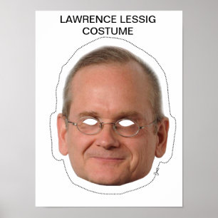 Lawrence Lessig-Kostüm Poster