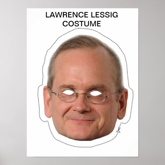 Lawrence Lessig-Kostüm Poster (Vorne)