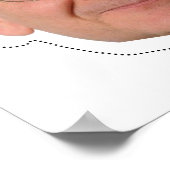 Lawrence Lessig Mask Poster (Ecke)