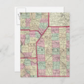 Lawrence, Mercer, Biber, Butler Landkreises Postkarte (Vorne/Hinten)