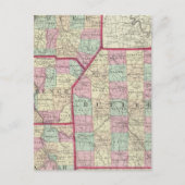 Lawrence, Mercer, Biber, Butler Landkreises Postkarte (Vorderseite)