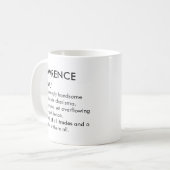 Lawrence name, Editable name, Custom name Kaffeetasse (Vorderseite Links)
