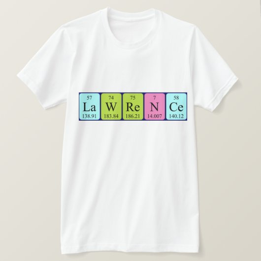 Lawrence Periodenname Shirt (Design vorne)