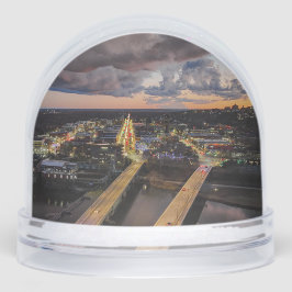 Lawrence Times downtown view Schneekugeln