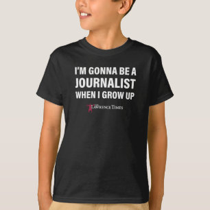 Lawrence Times Future Journalist Kids T-Shirt