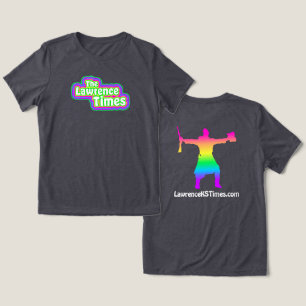 Lawrence Times groovy femme - Kohle Tri-Blend Shirt