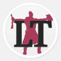 Lawrence Times kleine runde Aufkleber