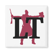 Lawrence Times quadratischer Magnet - LT-Logo