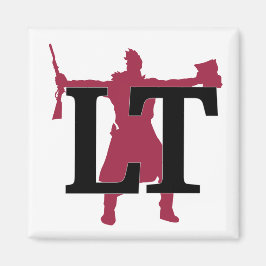Lawrence Times quadratischer Magnet - LT-Logo