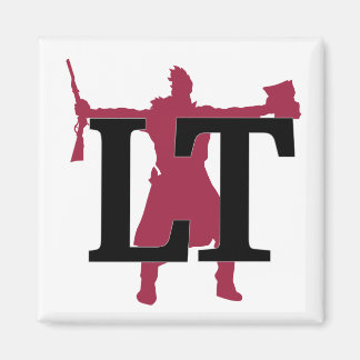Lawrence Times quadratischer Magnet - LT-Logo