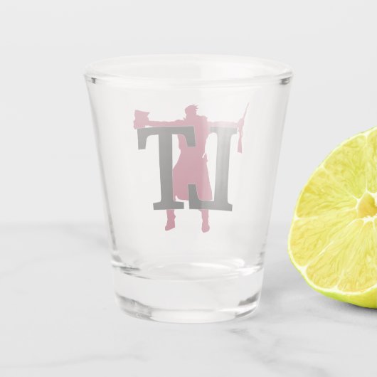 Lawrence Times Schnapsglas (Rückseite)