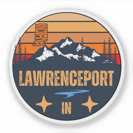 Lawrenceport, Indiana Aufkleber (Vorderseite)