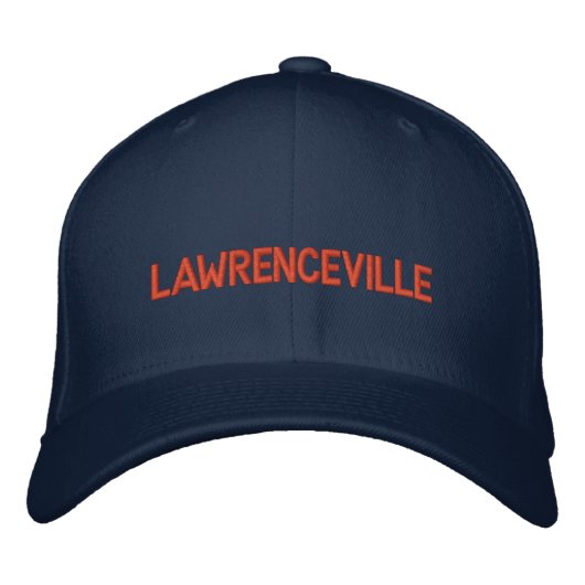 Lawrenceville Alt modischer Ballcap Bestickte Kappe (Vorderseite)