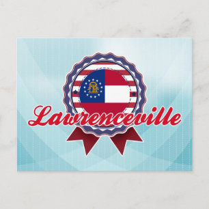Lawrenceville, GA Postkarte