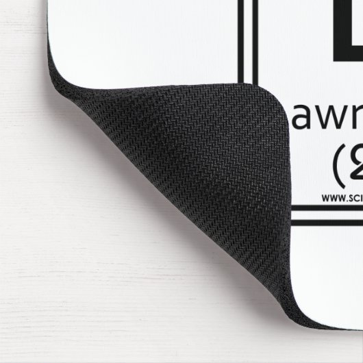 Lawrencium 103 mousepad (Ecke)