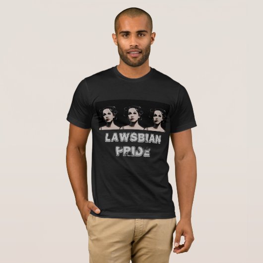 Lawsbian Stolz (Bloggess T - Shirt) T-Shirt (Vorne ganz)