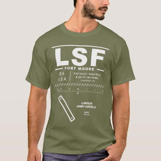Lawson Army Airfield LSF T-Shirt (Vorderseite)