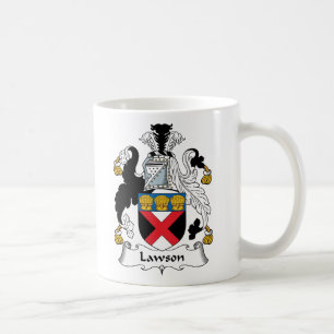 Lawson-Familienwappen Kaffeetasse