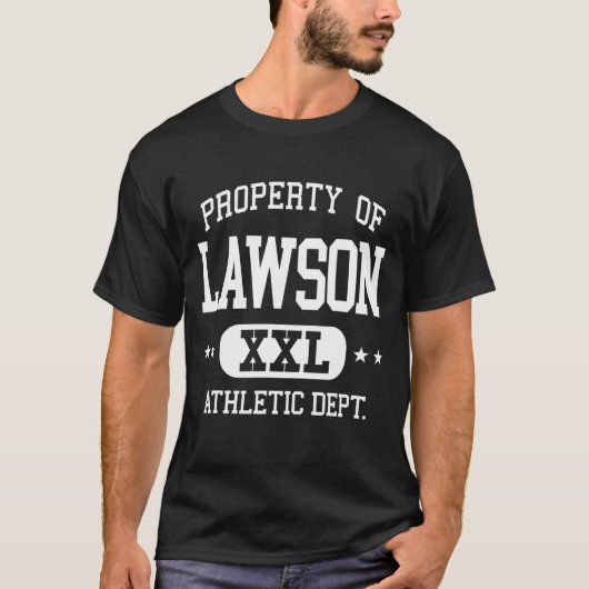 Lawson Retro Athletic Property Dept T-Shirt (Vorderseite)