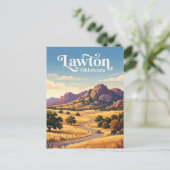 Lawton, Oklahoma Postkarte (Stehend Vorderseite)