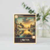 Lawton, Oklahoma | VINTAG Postkarte (Stehend Vorderseite)