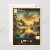 Lawton, Oklahoma | VINTAG Postkarte (Vorne/Hinten)