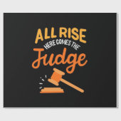 Lawyer All Rise Here Comes The Judge Geschenkpapier (Flach)