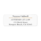 Lawyer Attorney At Law Classy White (Vorne)