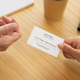 Lawyer Attorney At Law Classy White Terminkarte