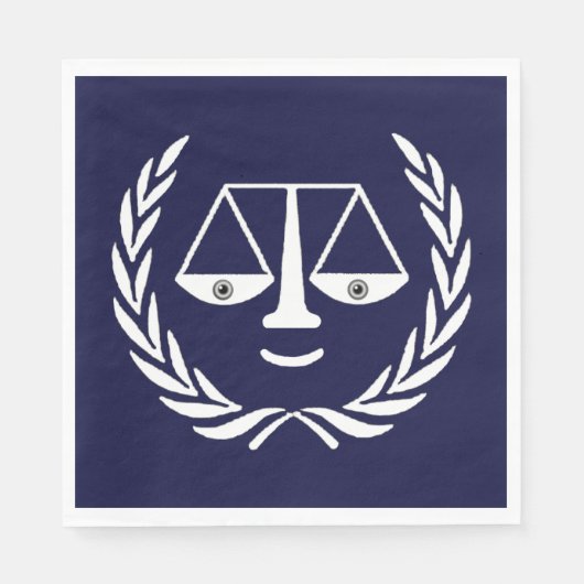 Lawyer Celebration Partys Serviette (Vorderseite)