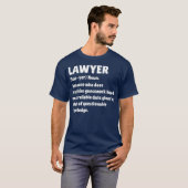Lawyer Definition Funny Law School Student Gift T-Shirt (Vorne ganz)