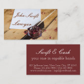 Lawyer Funny individuell anpassbar Visitenkarte (Vorne/Hinten)