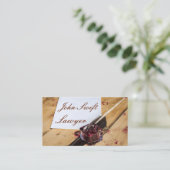 Lawyer Funny individuell anpassbar Visitenkarte (Stehend Vorderseite)