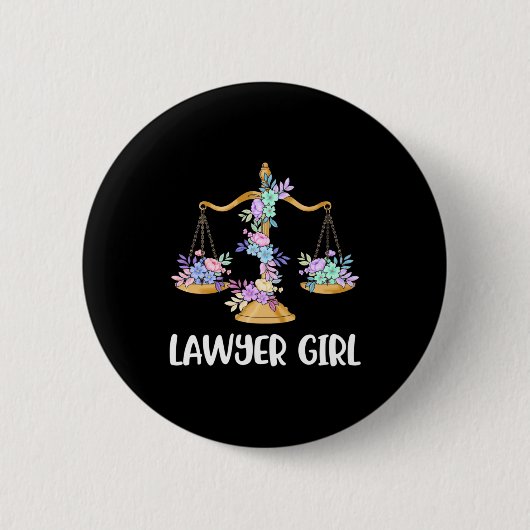 Lawyer Girl Button (Vorderseite)