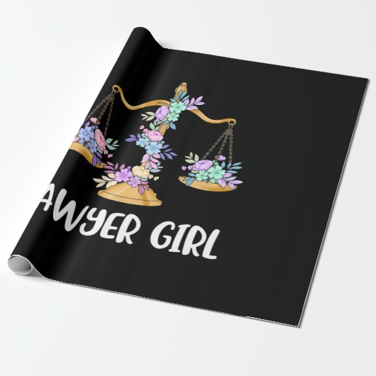 Lawyer Girl Geschenkpapier (Ungerollt)