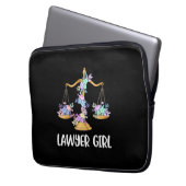 Lawyer Girl Laptopschutzhülle (Vorderseite Links)