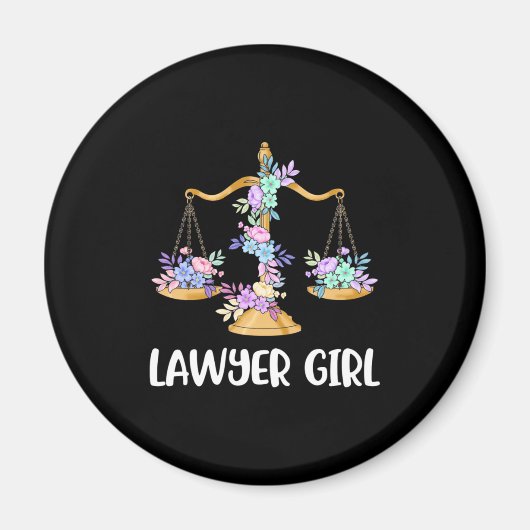 Lawyer Girl Magnet (Vorne)