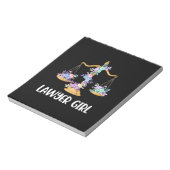Lawyer Girl Notizblock (Rotiert)