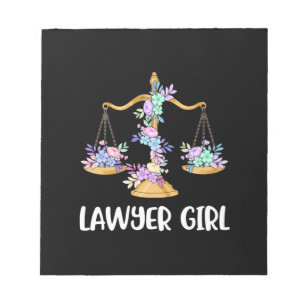 Lawyer Girl Notizblock