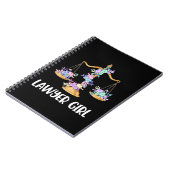 Lawyer Girl Notizblock (Linke Seite)