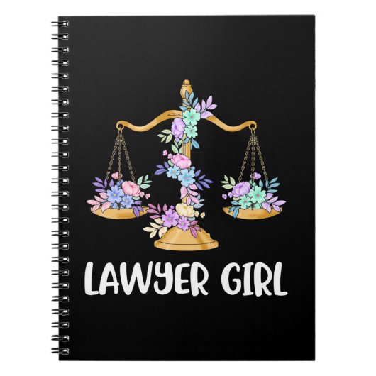 Lawyer Girl Notizblock (Vorderseite)