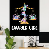 Lawyer Girl Poster (Heimbüro)